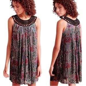 Moulinette Soeurs for Anthro velvet Linnea shift dress